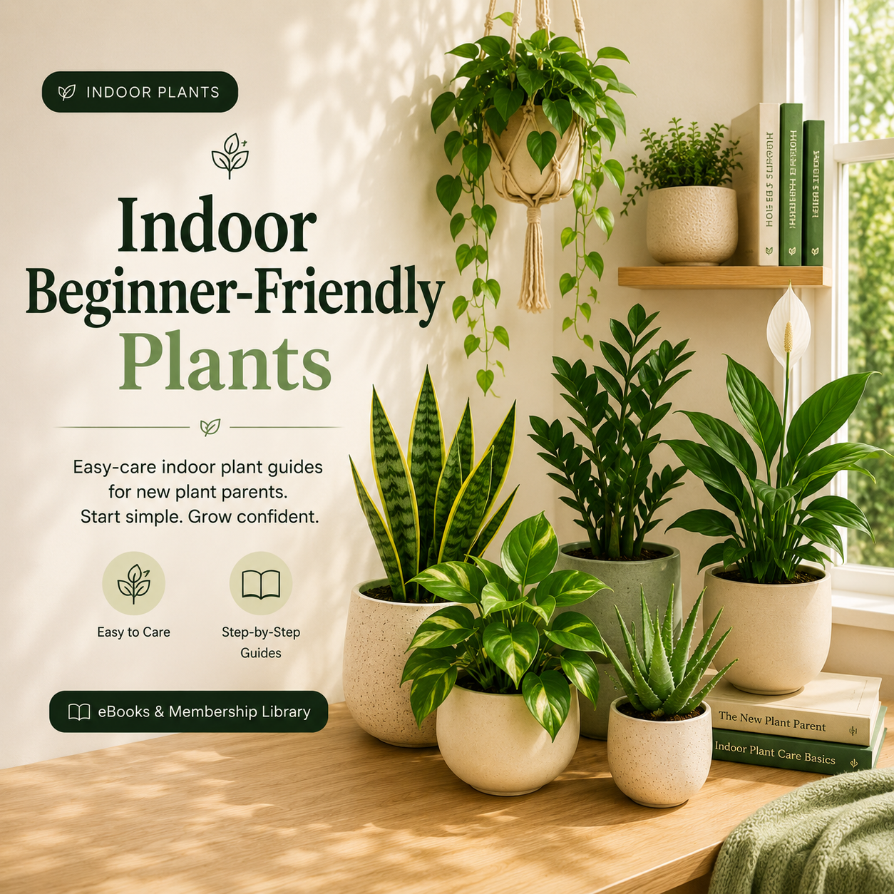 Indoor Beginner-Friendly Plants