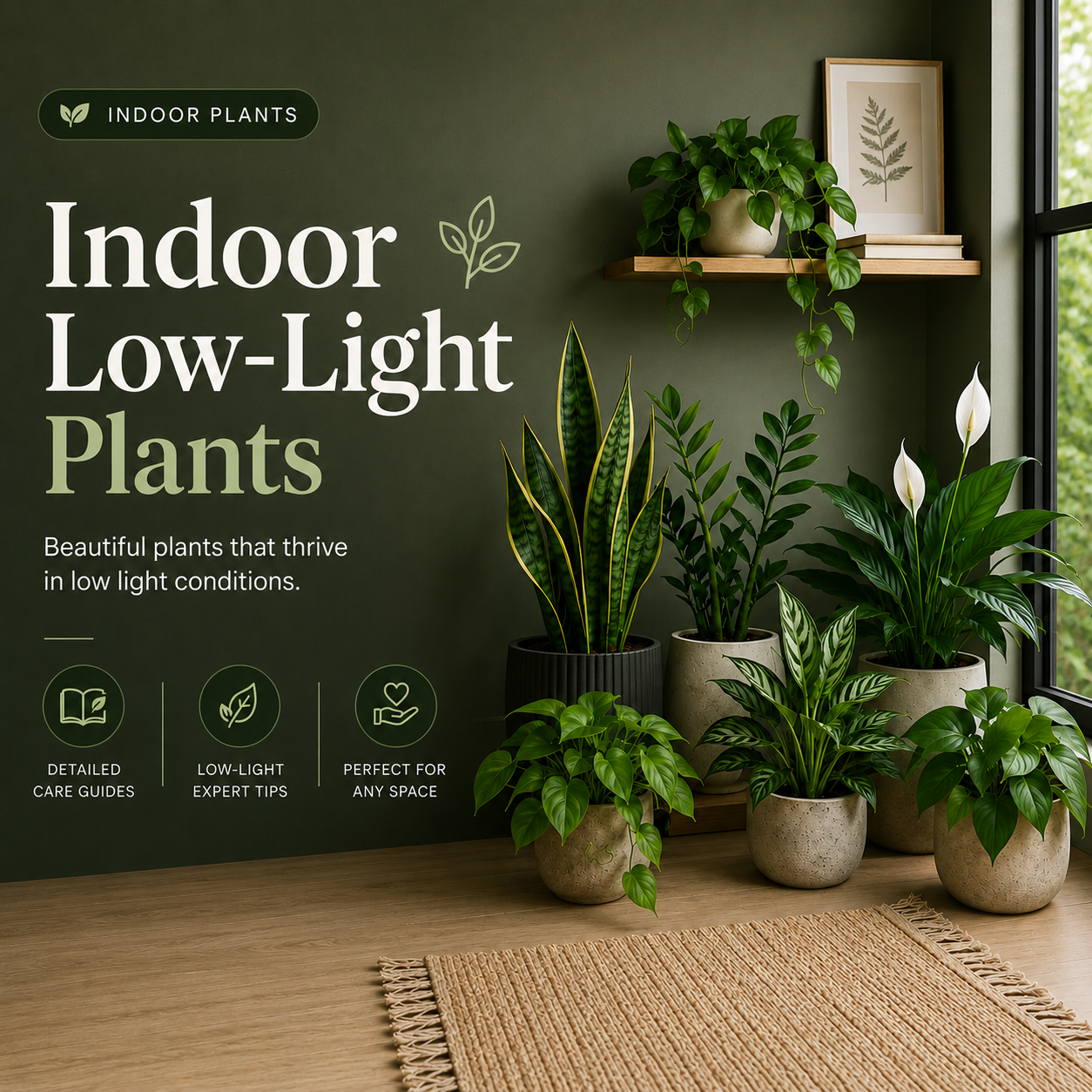 Indoor Low-Light Plants - Members