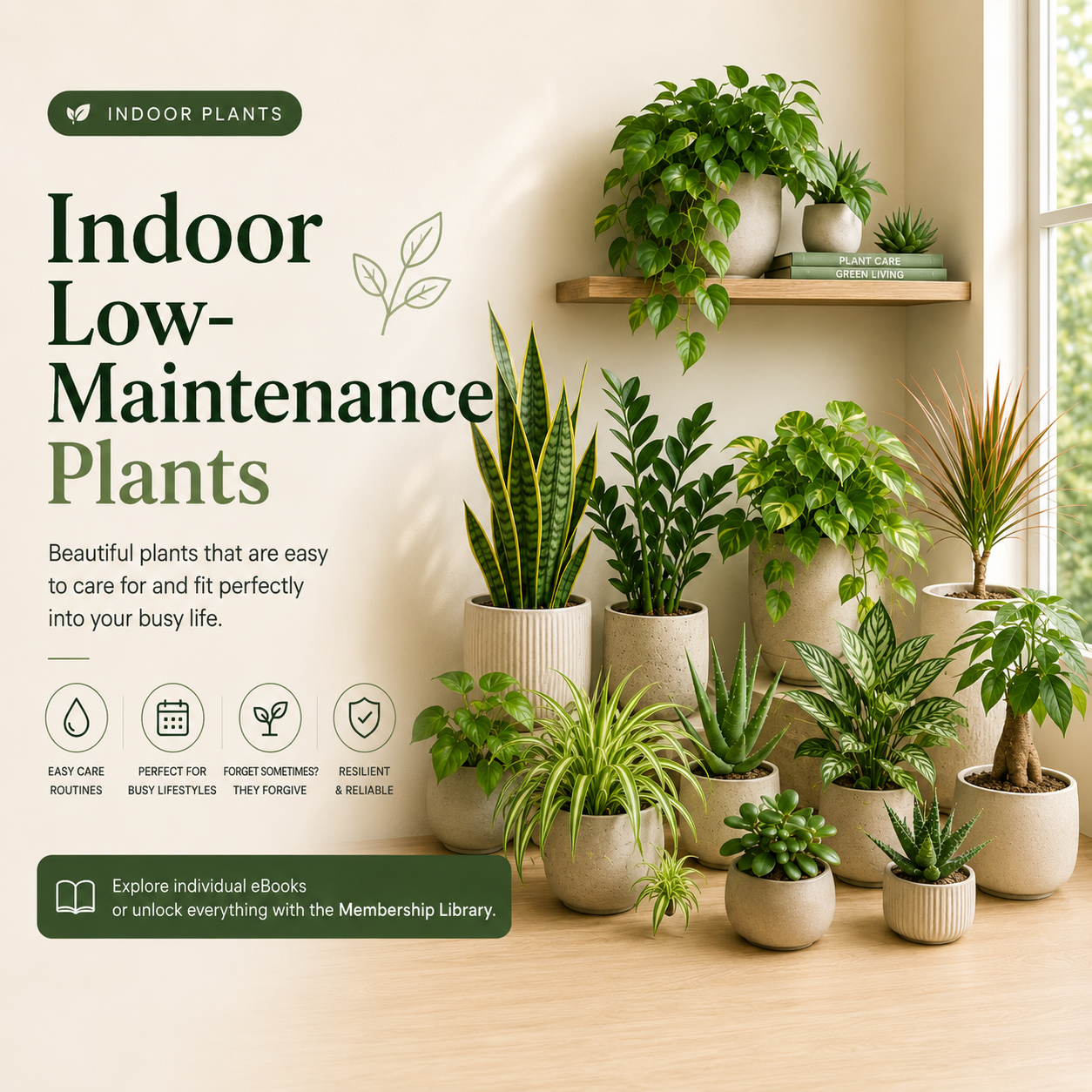 Indoor Low-Maintenance Plants