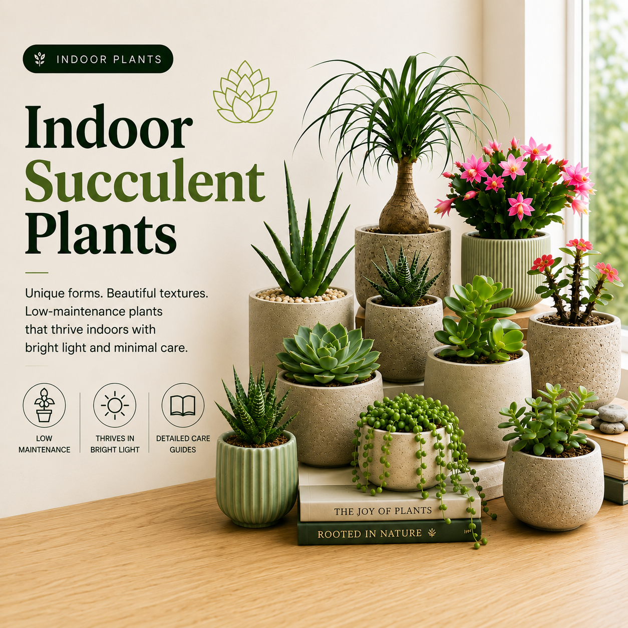 Indoor Succulent Plants - Members