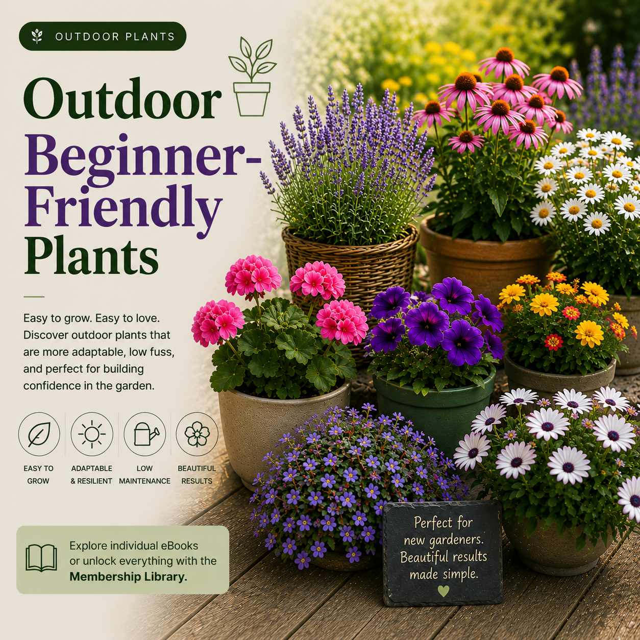 Outdoor Beginner-Friendly Plants