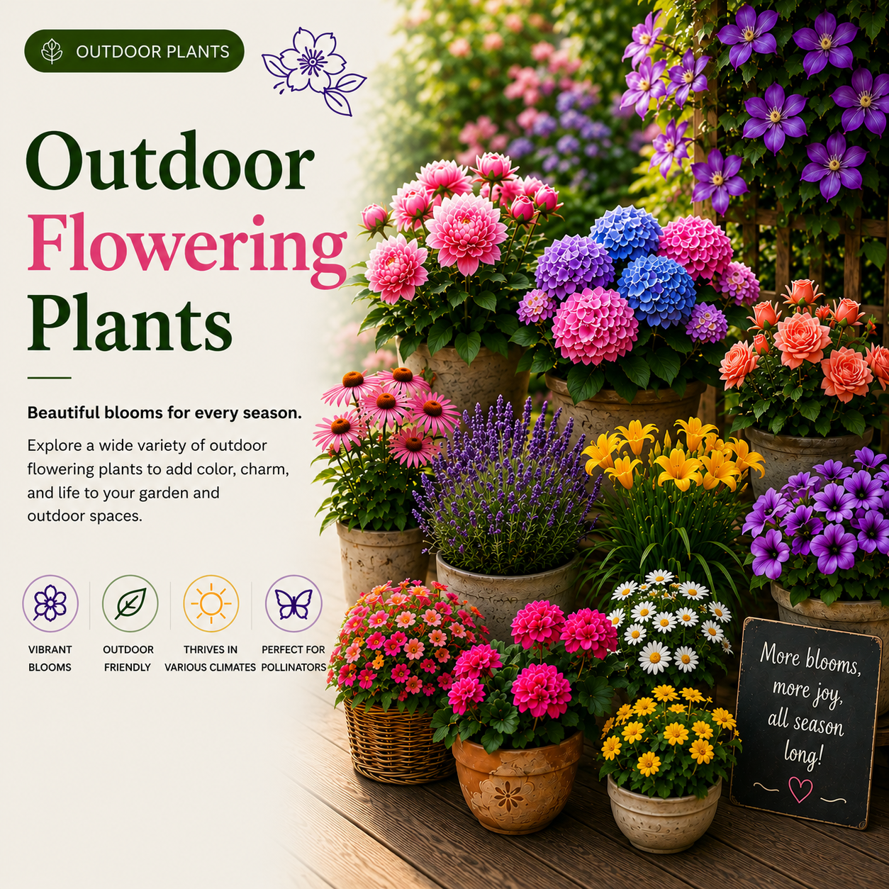 Outdoor Flowering Plants - Members
