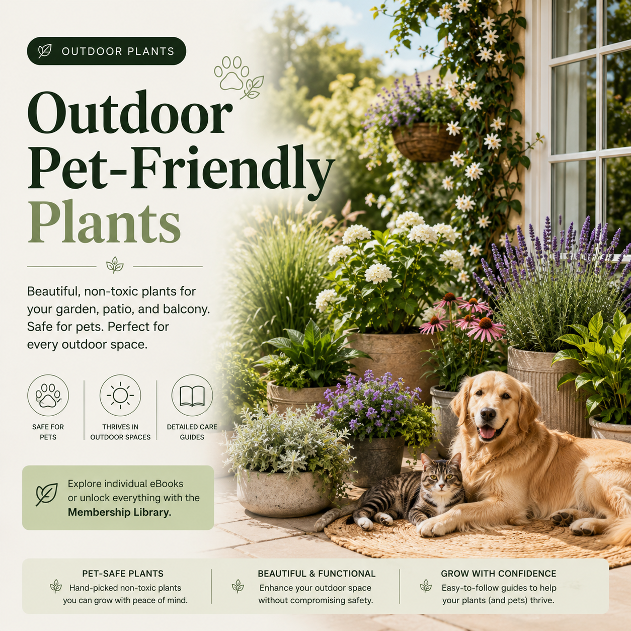 Outdoor Pet-Friendly Plants