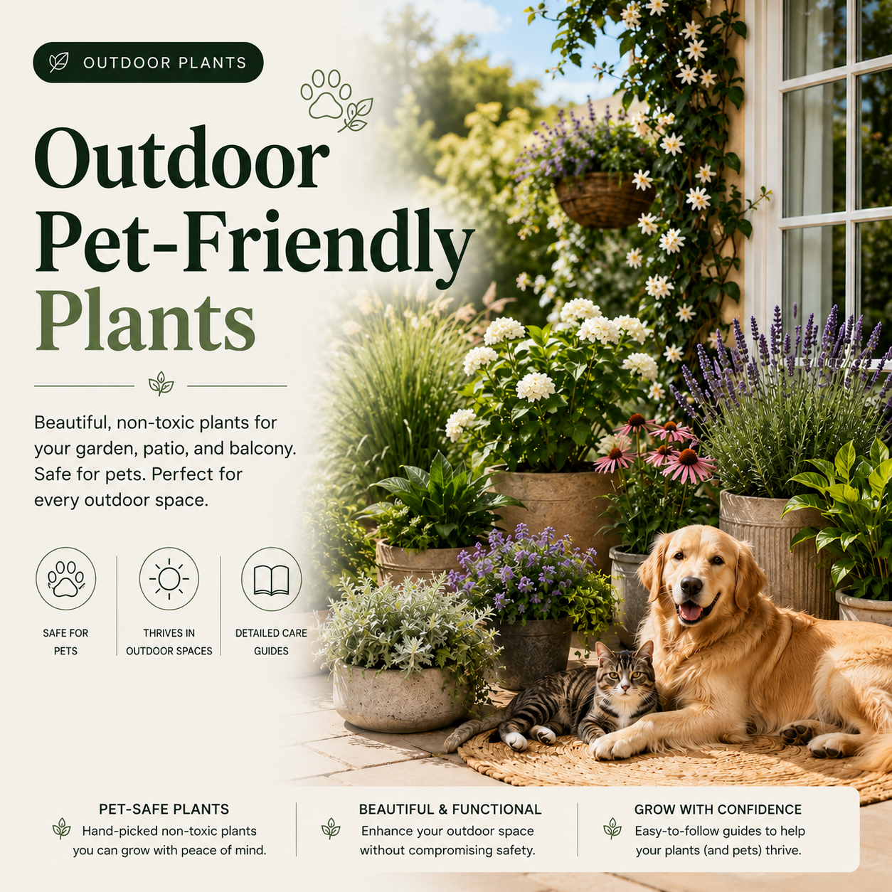 Outdoor Pet-Friendly Plants - Members