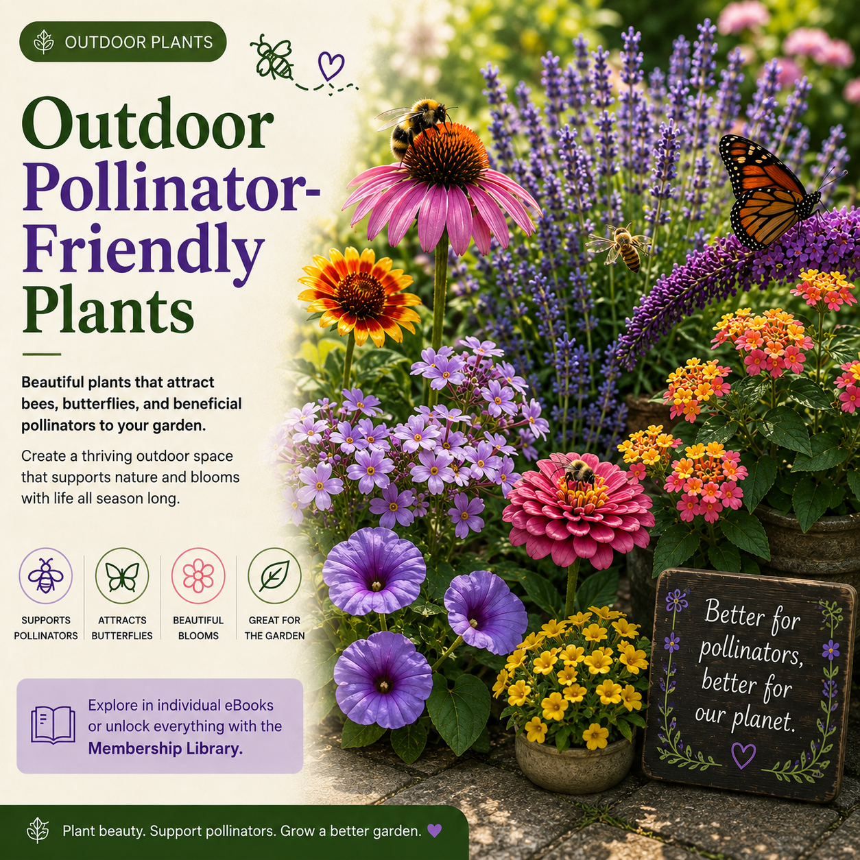 Outdoor Pollinator-Friendly Plants