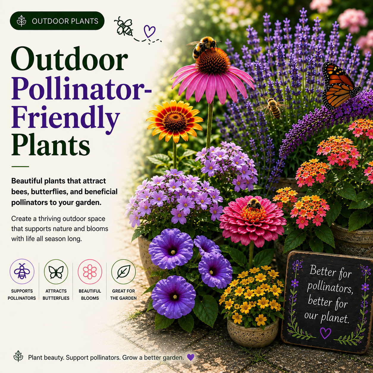 Outdoor Pollinator-Friendly Plants - Members